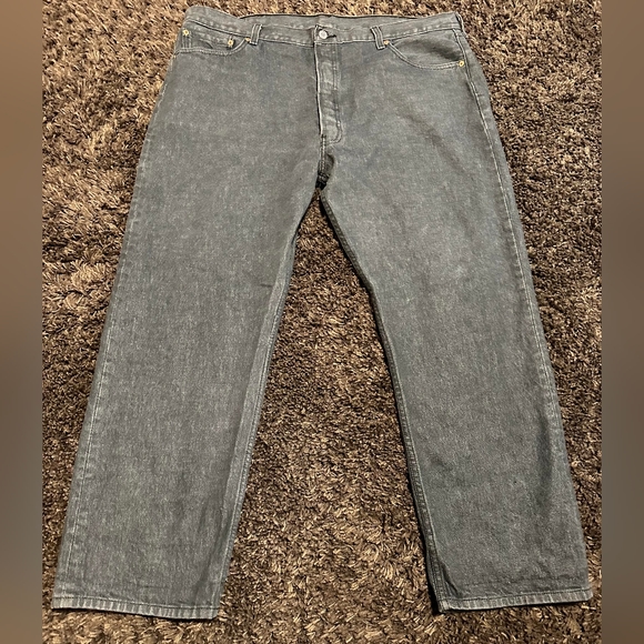 Levi's Other - Levi's 501 Straight Leg Men's Denim Grey Jean Size 44x32